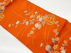 花籠模様織出し名古屋帯